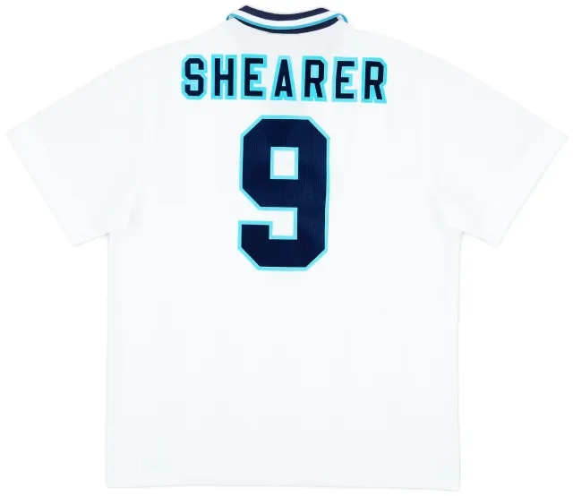 Umbro 1995-97 England Home Shirt Shearer #9 - 9/10 - (XL)