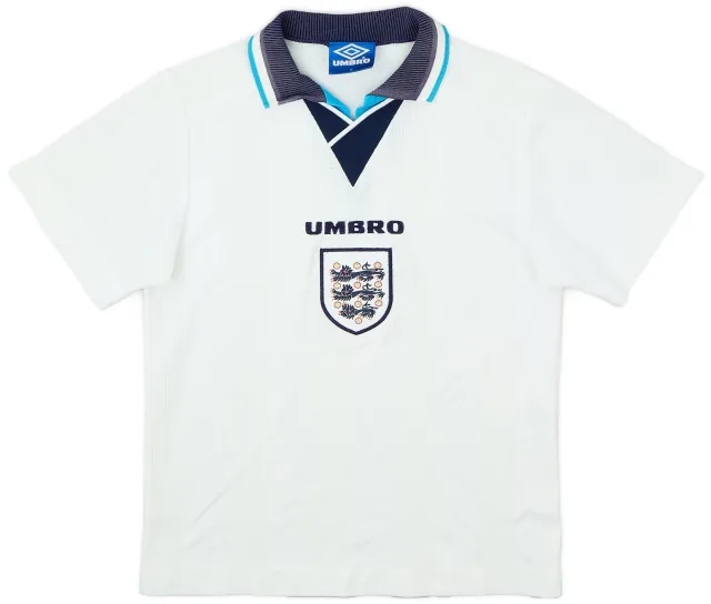 Umbro 1995-97 England Home Shirt - 7/10 - (Y)
