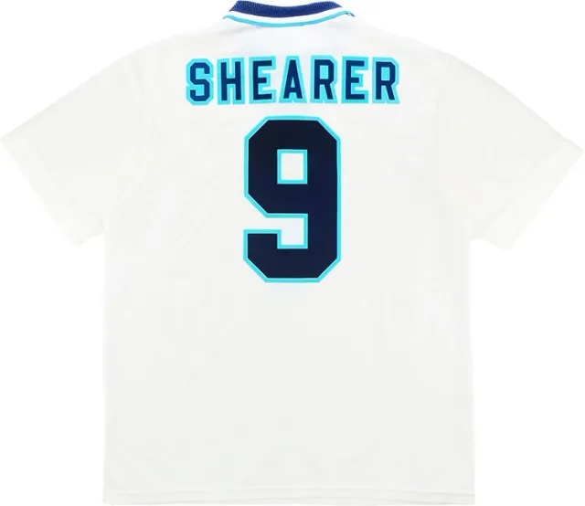 Umbro 1995-97 England Home Shirt Shearer #9 - 8/10 - (XL)