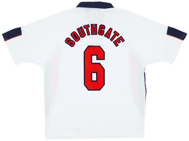 Umbro 1997-99 England Home Shirt Southgate #6 - 7/10 - (XXL)