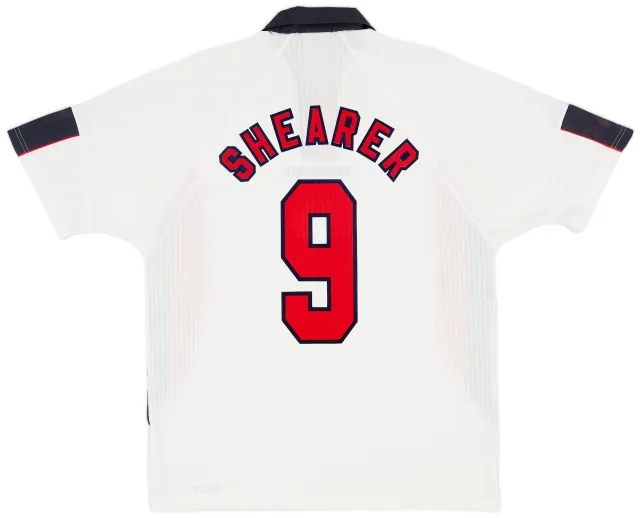 Umbro 1997-99 England Home Shirt Shearer #9 - 6/10 - (XL)