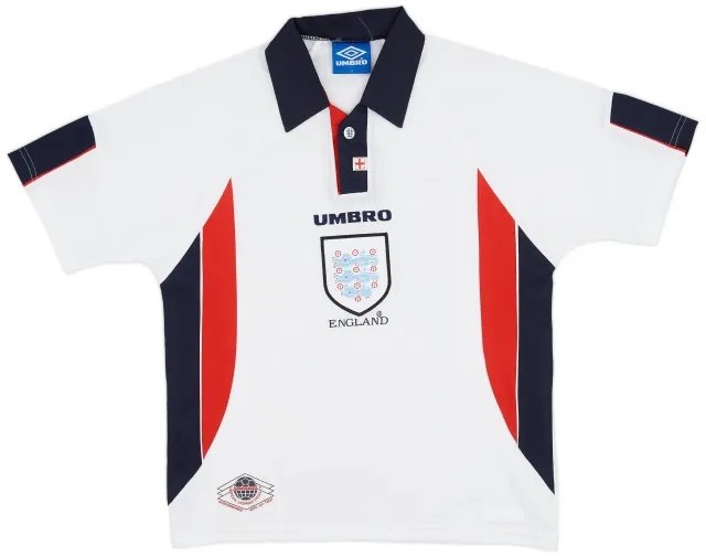 Umbro 1997-99 England Home Shirt - 8/10 - (Y)