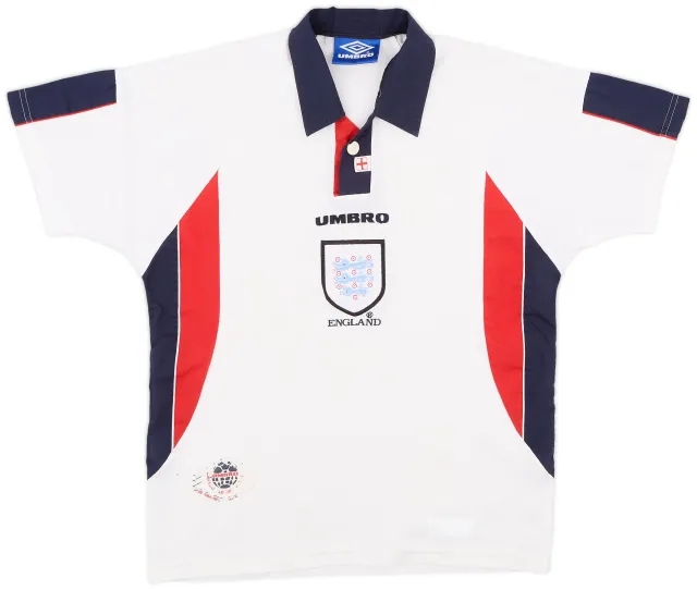 Umbro 1997-99 England Home Shirt - 8/10 - (L.Boys)