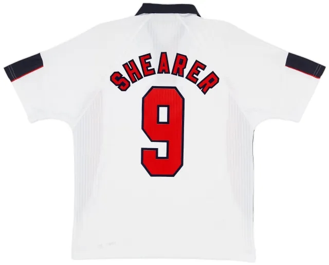 Umbro 1997-99 England Home Shirt Shearer #9 - 9/10 - (Y)