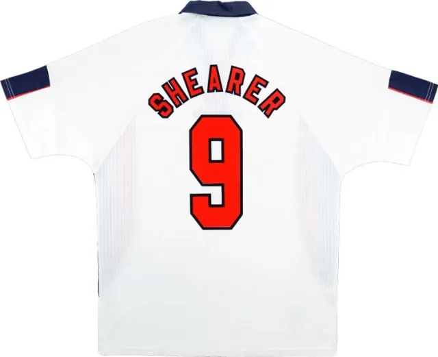 Umbro 1997-99 England Home Shirt Shearer #9 - 8/10 - (XL)