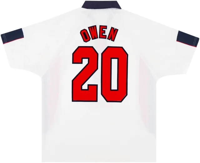 Umbro 1997-99 England Home Shirt Owen #20 - 6/10 - (XL)
