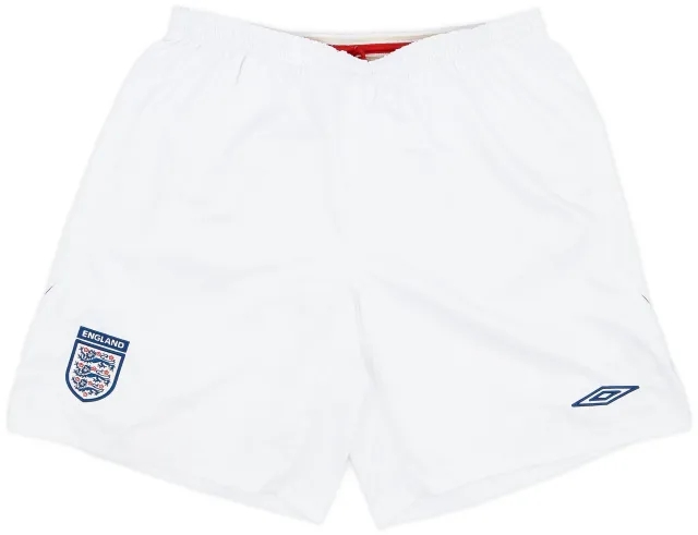 Umbro 2007-08 England Alternate Home Shorts - 6/10 - (XXL)