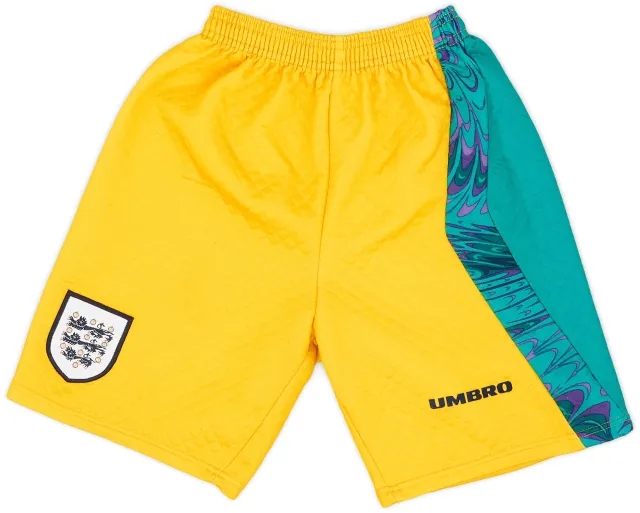 Umbro 1996-97 England GK Shorts - 8/10 - (M)