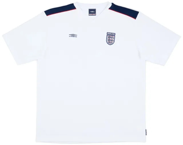 2000-02 England Umbro Training Shirt - 8/10 - (XL)
