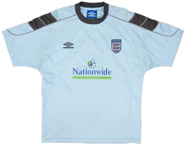 2000-01 England Umbro Training Shirt - 7/10 - (M)