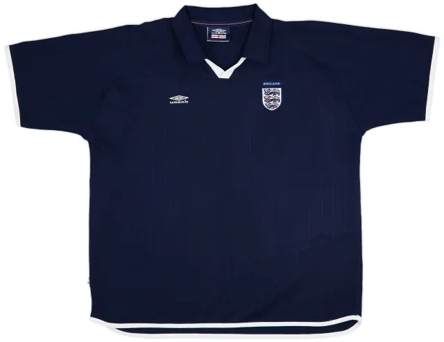 2000-01 England Umbro Training Shirt - 8/10 - (XXL)