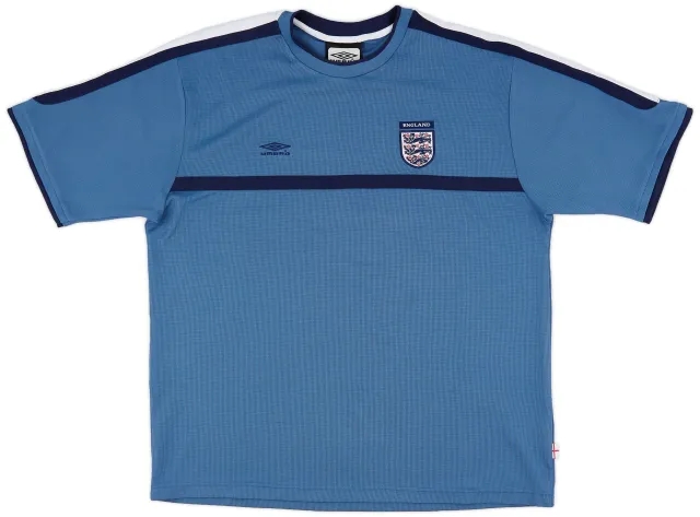 2000-01 England Umbro Training Shirt - 9/10 - (XL)