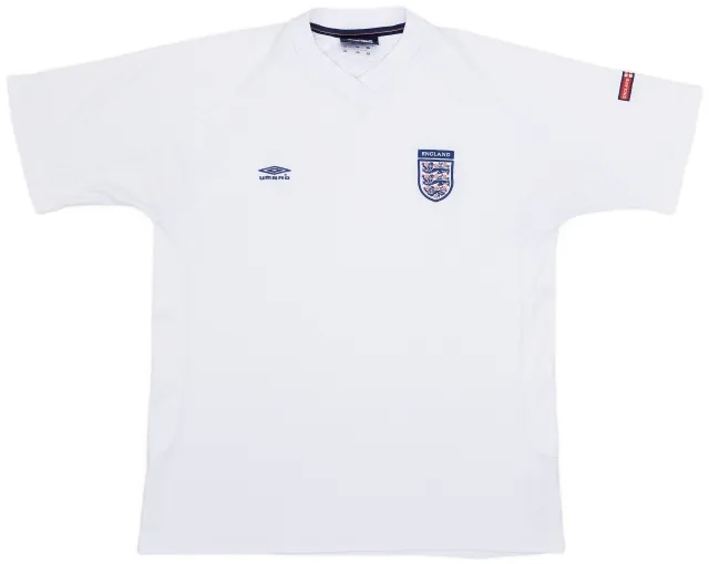 2000-02 England Umbro Polo Shirt - 5/10 - (L)