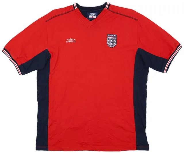 2002-03 England Umbro Cotton Tee - 9/10 - (L)