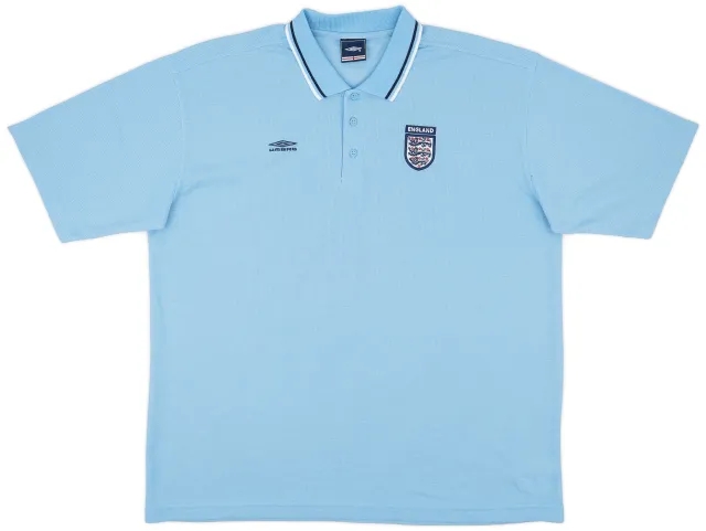 2002-03 England Umbro Polo Shirt - 7/10 - (XXL)