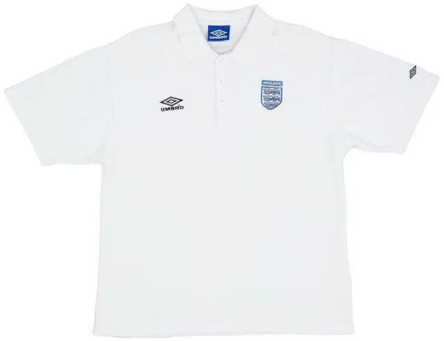 2002-03 England Umbro Polo Shirt - 8/10 - (L)