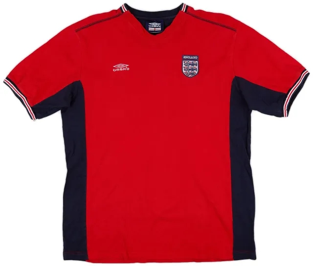 2002-03 England Umbro Cotton Tee - 5/10 - (L)