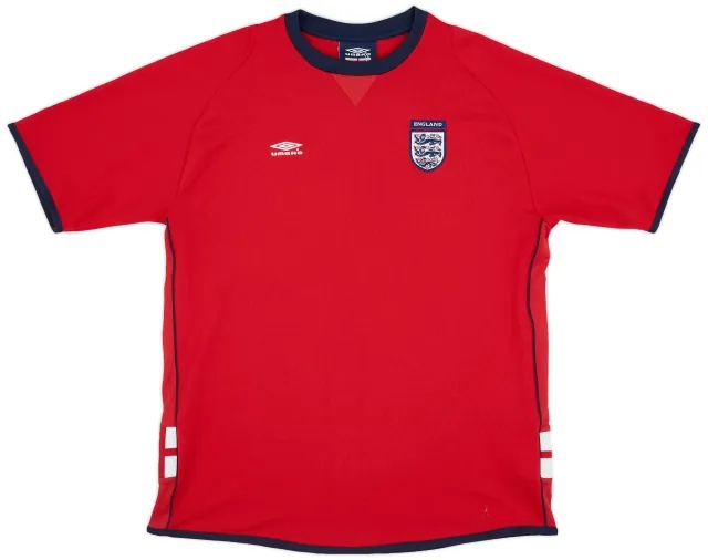 2003-05 England Umbro Training Shirt - 9/10 - (L)