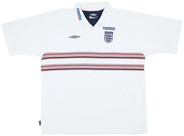 2004-05 England Umbro Polo Shirt - 9/10 - (XXL)