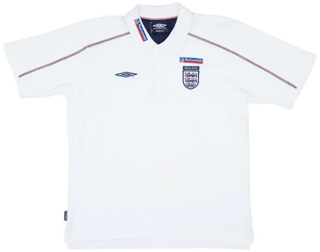 2004-06 England Umbro Polo Shirt - 5/10 - (L)