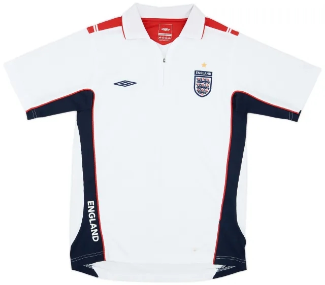 2004-05 England Umbro 1/4 Zip Training Shirt - 8/10 - (S)