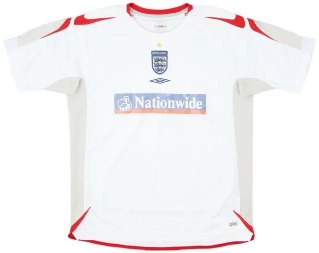 2005-06 England Umbro Training Shirt - 6/10 - (L)