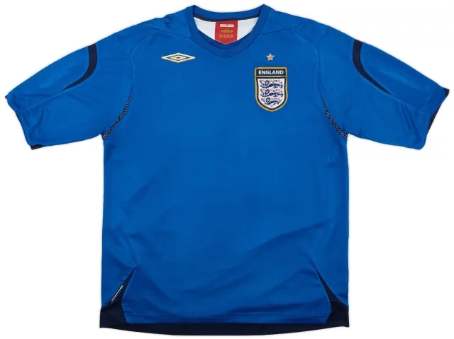 Umbro 2006-08 England GK S/S Shirt - 6/10 - (XL)