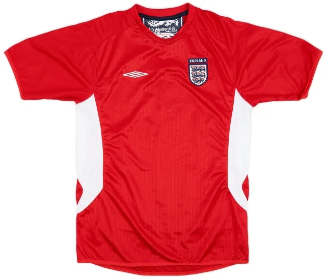 2006-07 England Umbro Training Shirt - 9/10 - (XL.Boys)