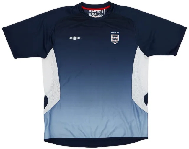 2006-08 England Umbro Training Shirt - 8/10 - (L)