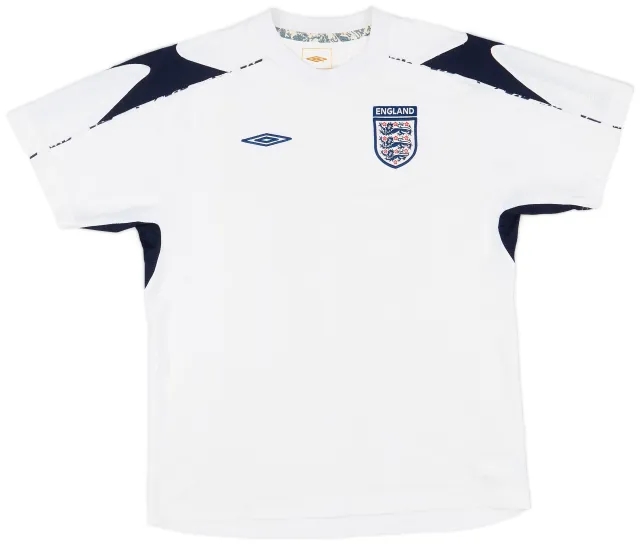 2007-08 England Umbro Training Shirt - 8/10 - (XL.Boys)