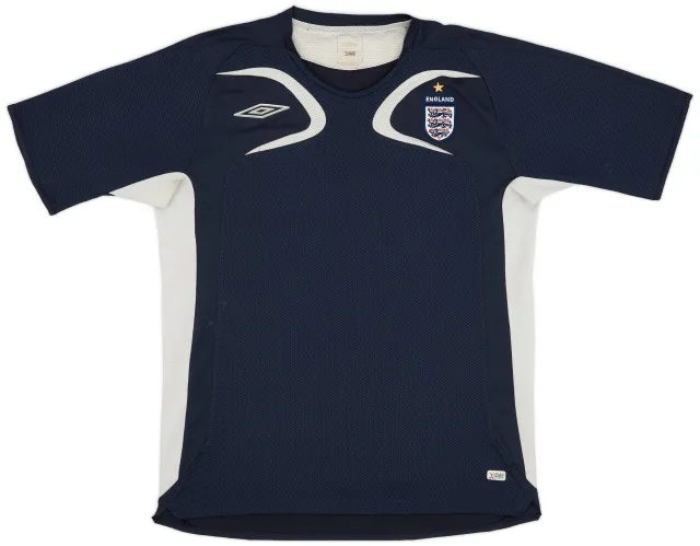 2007-08 England Umbro Training Shirt - 9/10 - (L)