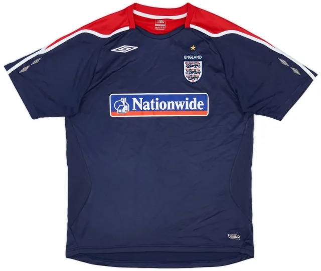 2007-08 England Umbro Training Shirt - 6/10 - (L)