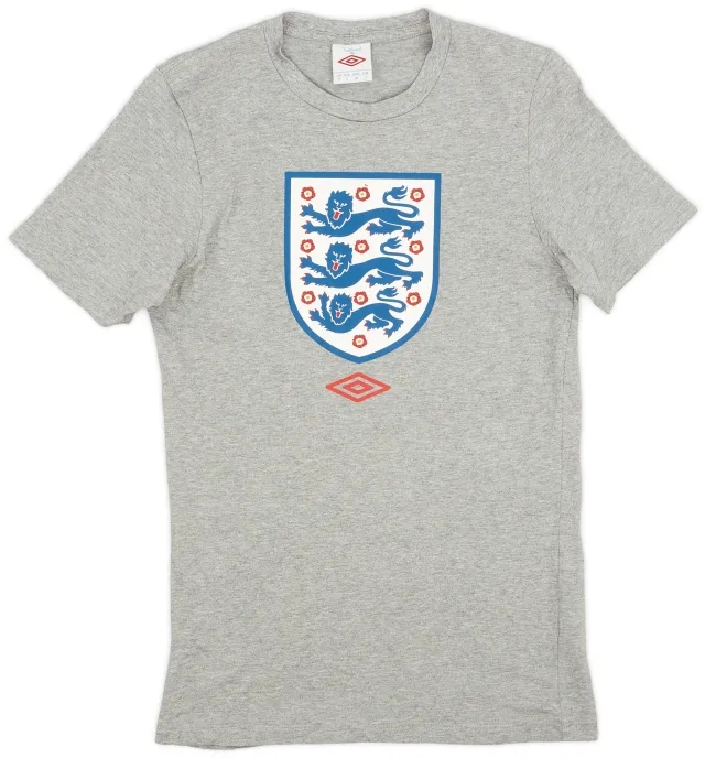 2008-10 England Umbro Cotton Tee - 10/10 - (S)