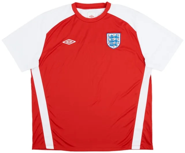 2009-10 England Umbro Training Shirt - 9/10 - (XXL)