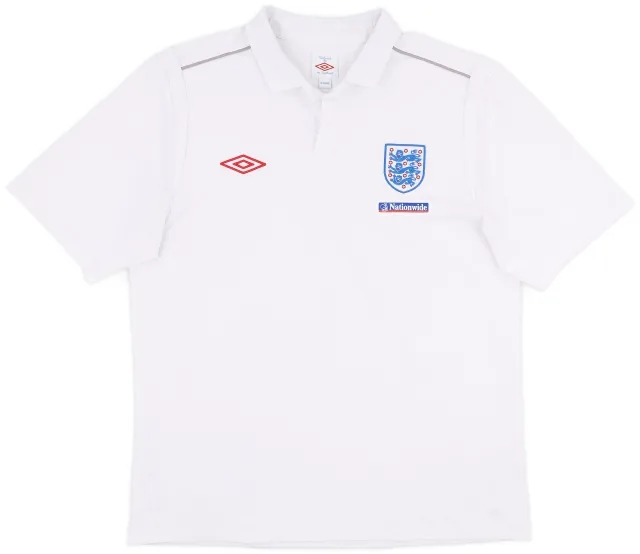 2009-10 England Umbro Polo Shirt - 9/10 - (XL)