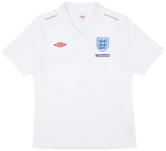 2010-12 England Umbro Polo Shirt - 9/10 - (M)