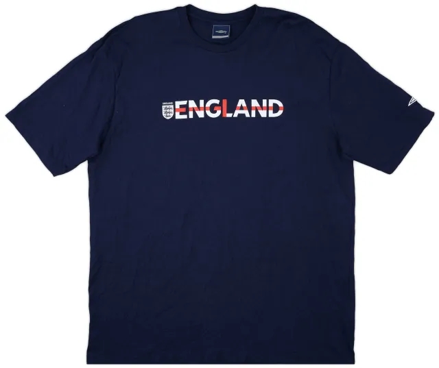 2010-11 England Umbro Cotton Tee - 9/10 - (XXL)