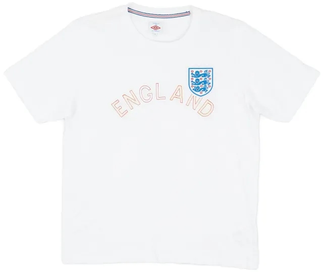 2010s England Umbro Cotton Tee - 9/10 - (XL)