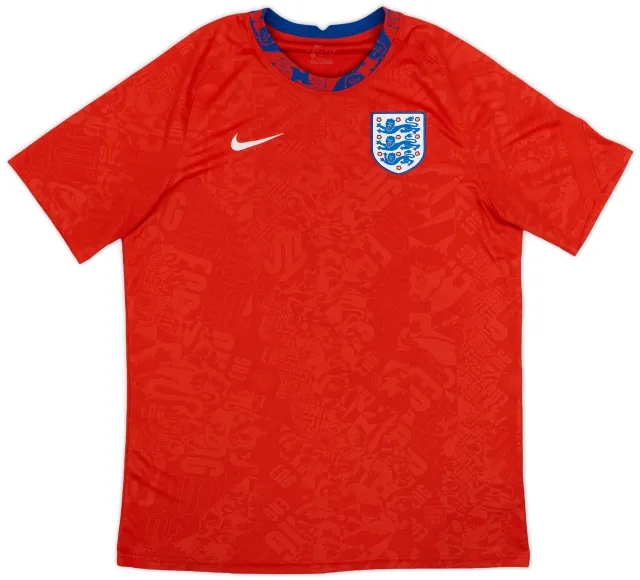 2020-21 England Nike Training Shirt - 8/10 - (L)