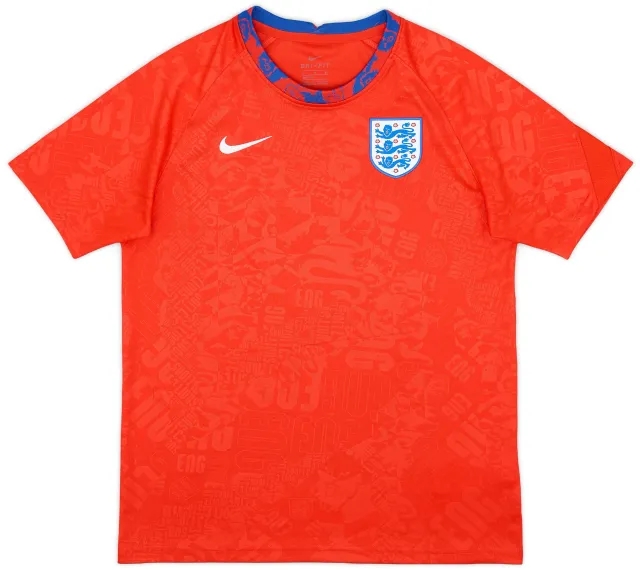 2020-21 England Nike Training Shirt - 6/10 - (XL.Boys)