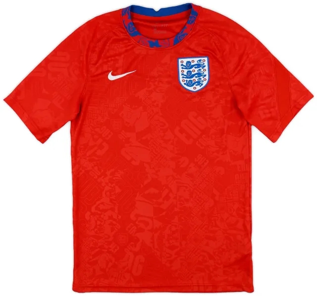 2020-2021 England Nike Training Shirt - 9/10 - (S)