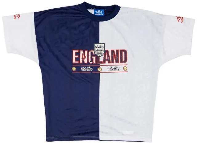 1994-95 England Umbro Training Shirt - 5/10 - (M)