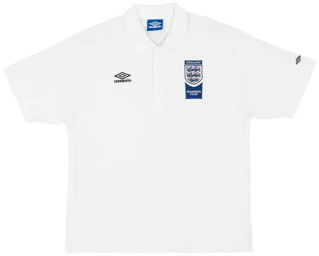 Umbro 1998-99 England Members Club Polo Shirt - 8/10 - (XL)