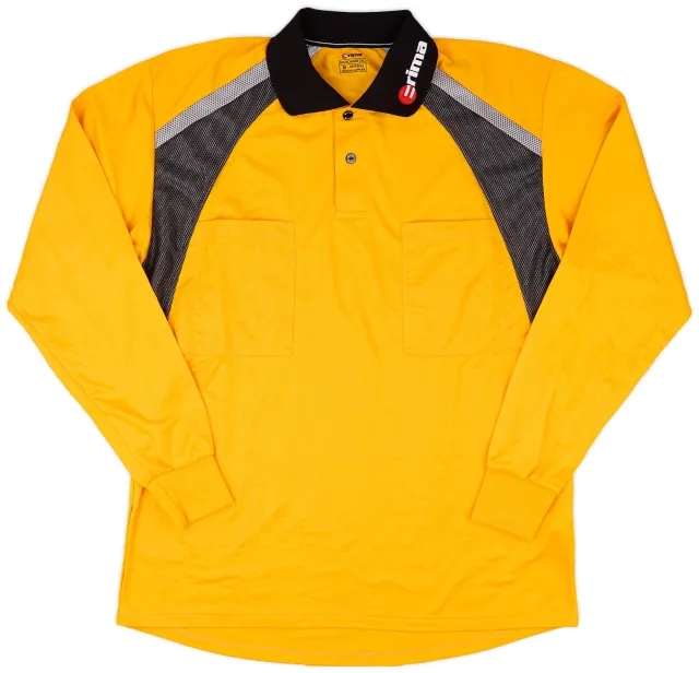 Training 1990s Erima Referee Template L/S Shirt - 9/10 - (XL)