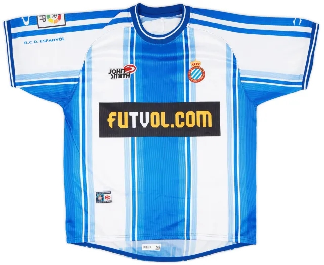 2001-02 Espanyol Home Shirt - 9/10 - (S)