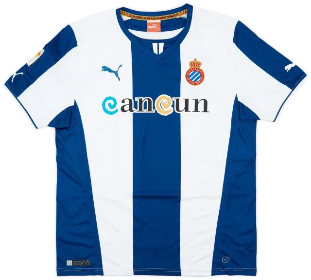 Puma 2013-14 Espanyol Home Shirt - 7/10 - (L)