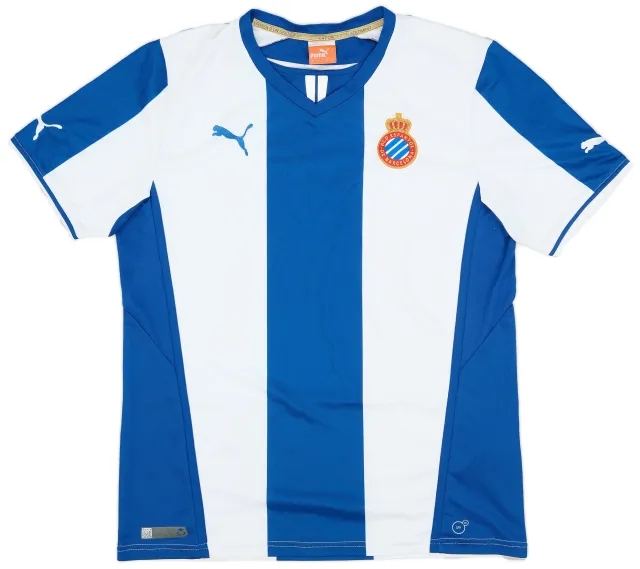 Puma 2013-14 Espanyol Home Shirt - 7/10 - (L)