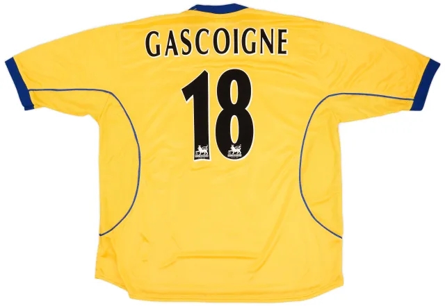 Puma 2000-01 Everton Away Shirt Gascoigne #18 - 8/10 - (XL)
