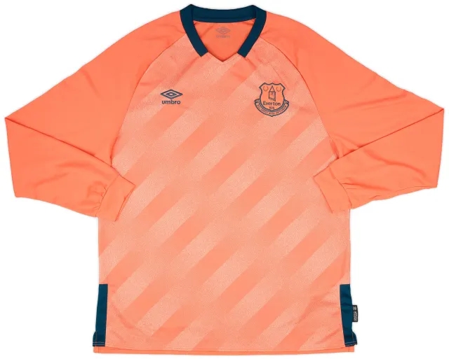 Umbro 2019-20 Everton Away L/S Shirt - 9/10 - (XXL)