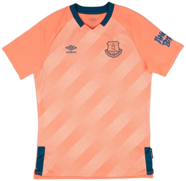 Umbro 2019-20 Everton Away Shirt - 8/10 - (XL.Boys)